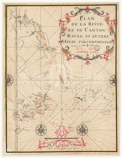 珠江口海岸圖